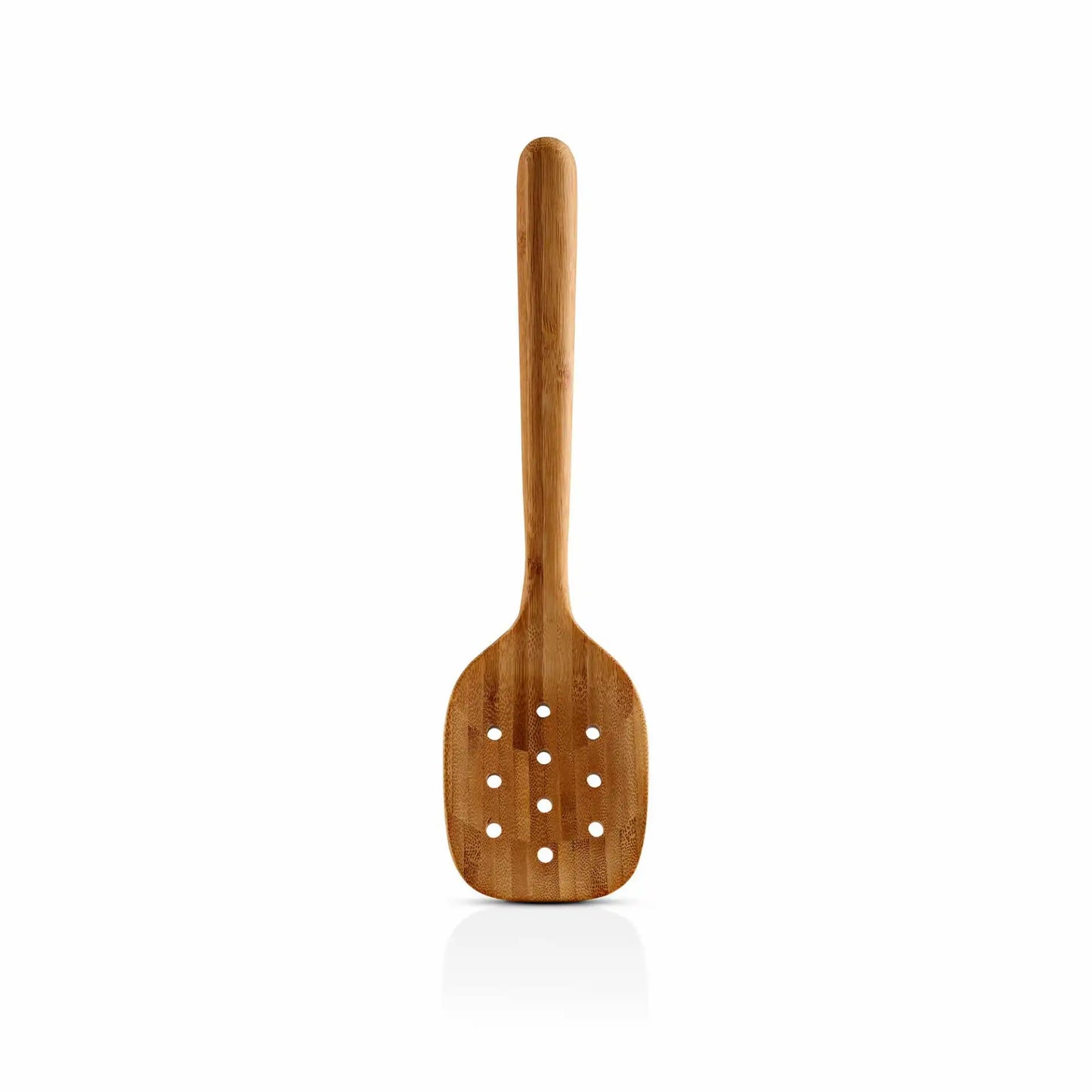 Nordic kitchen Perforated ladle carbonized bamboo