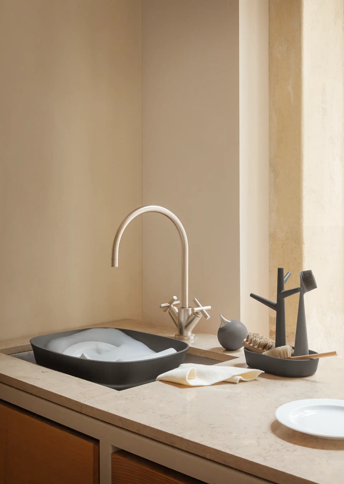 Kitchen sink organiser Elephant grey