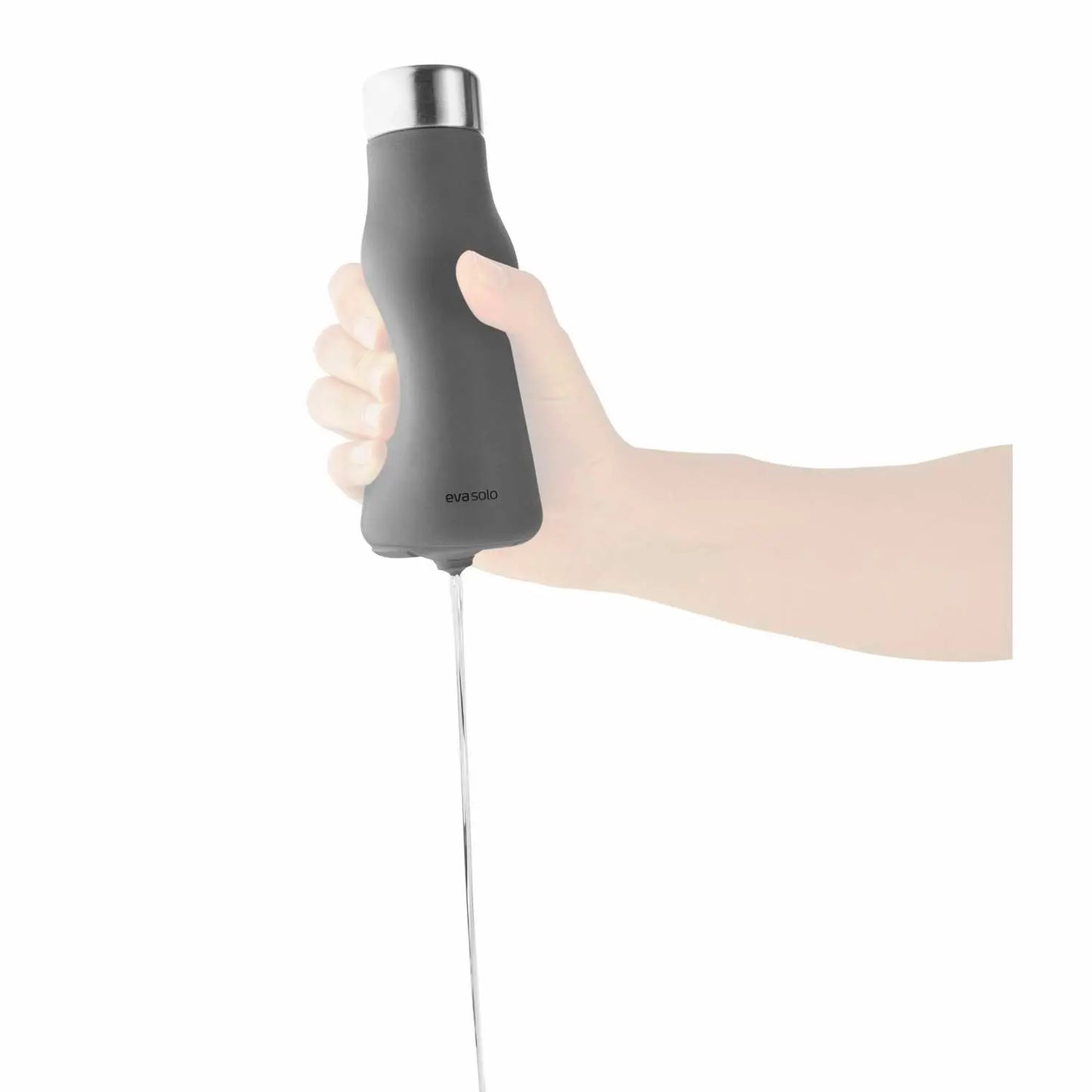 Squeeze Soap Dispenser Grey