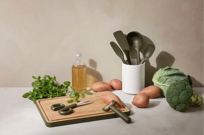 serving spoon - Green Tool - small