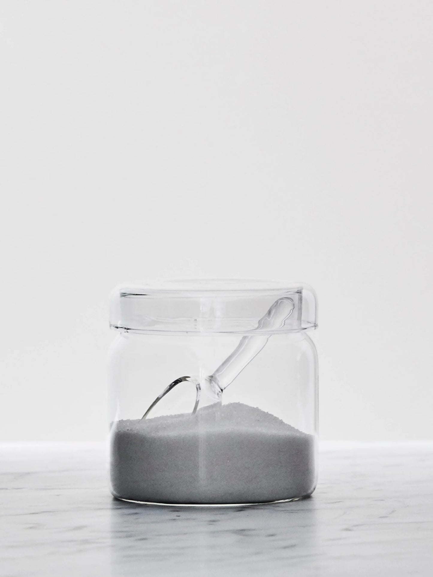 Piuma Sugarpot With Glass Spoon 10.1 Oz
