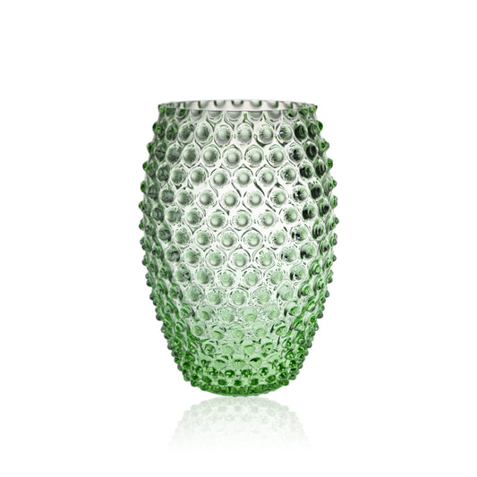 Light Green Hobnail Egg Vase