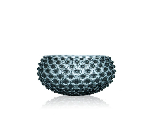 Misty Blue Hobnail Bowl