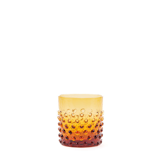 Hobnail Short Drink Amber