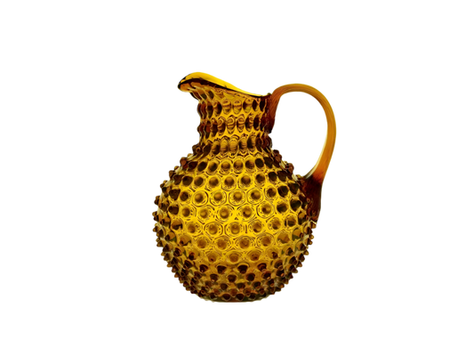 Paris Hobnail Jug 2L Amber