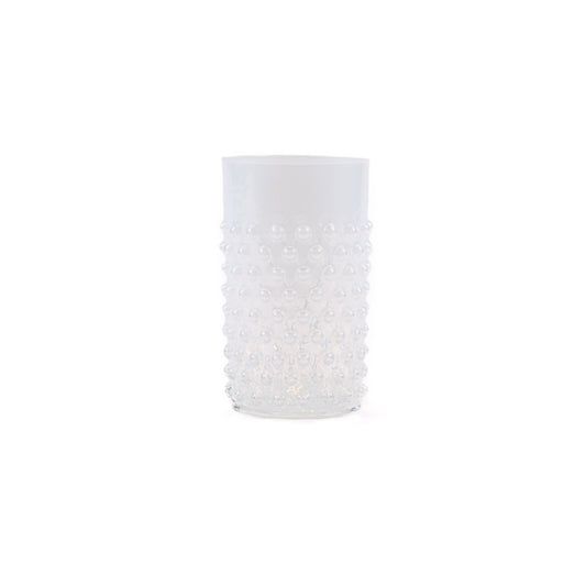 Opaline Hobnail Glass Creamy White