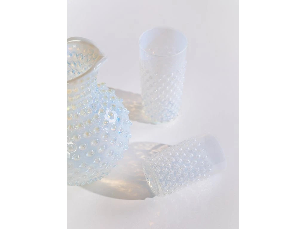 Clear Hobnail Tumblers