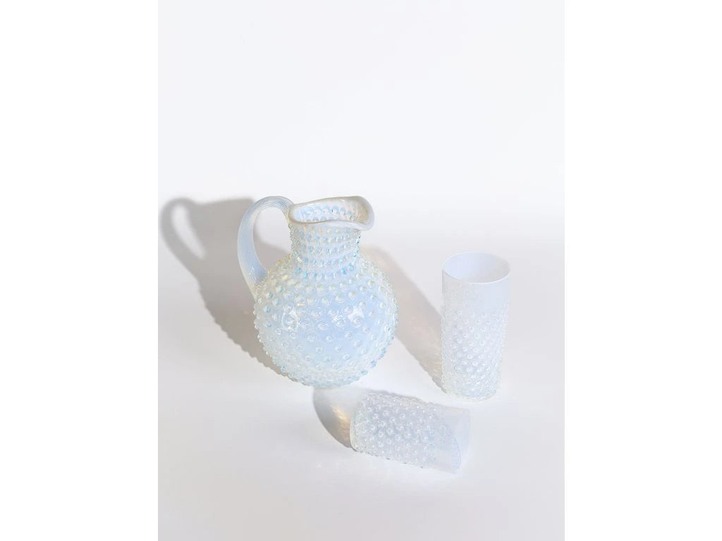 Clear Hobnail Tumblers