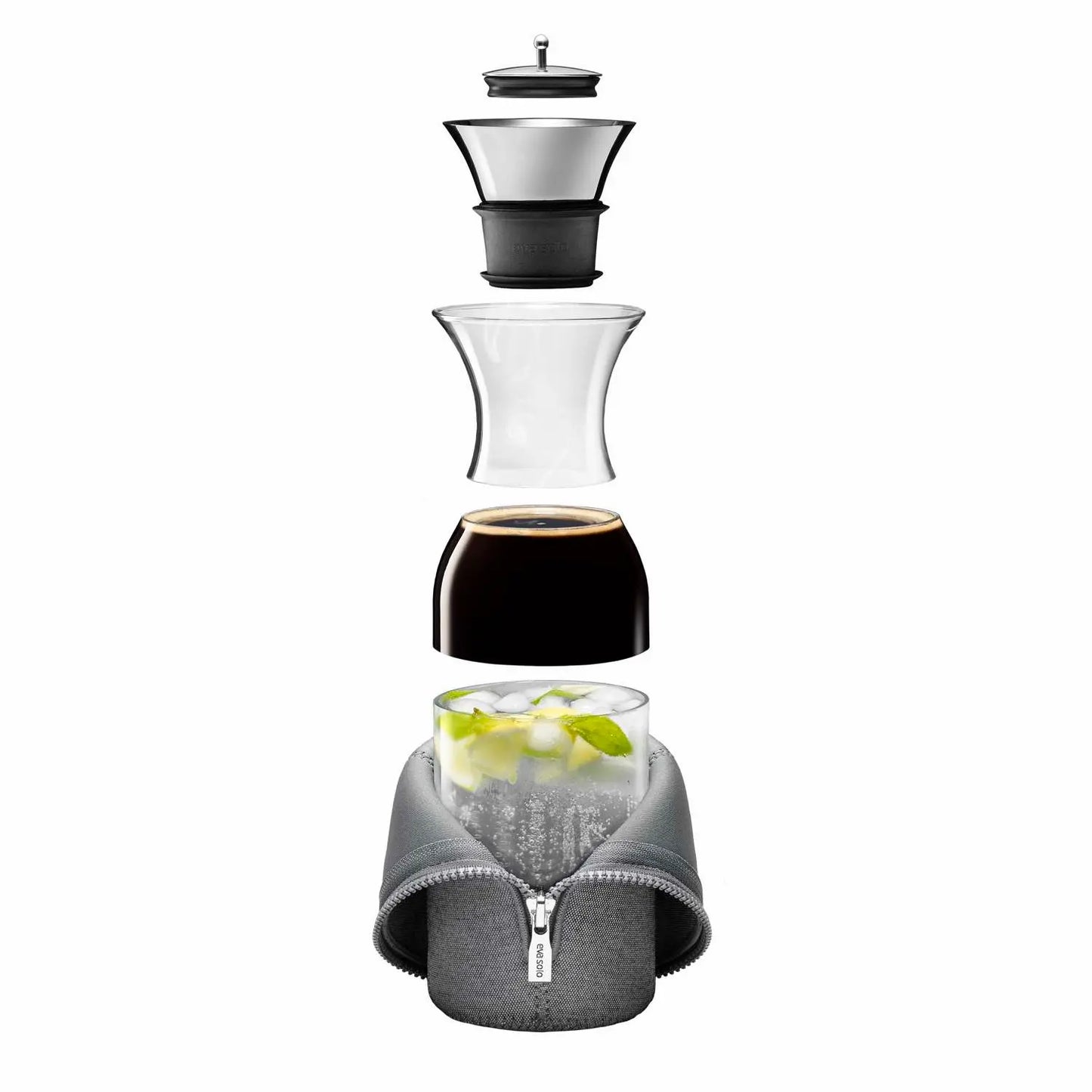 Fridge Carafe 1 L Dark Grey