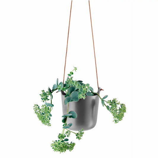 Selfwatering pots hanging Nordic grey