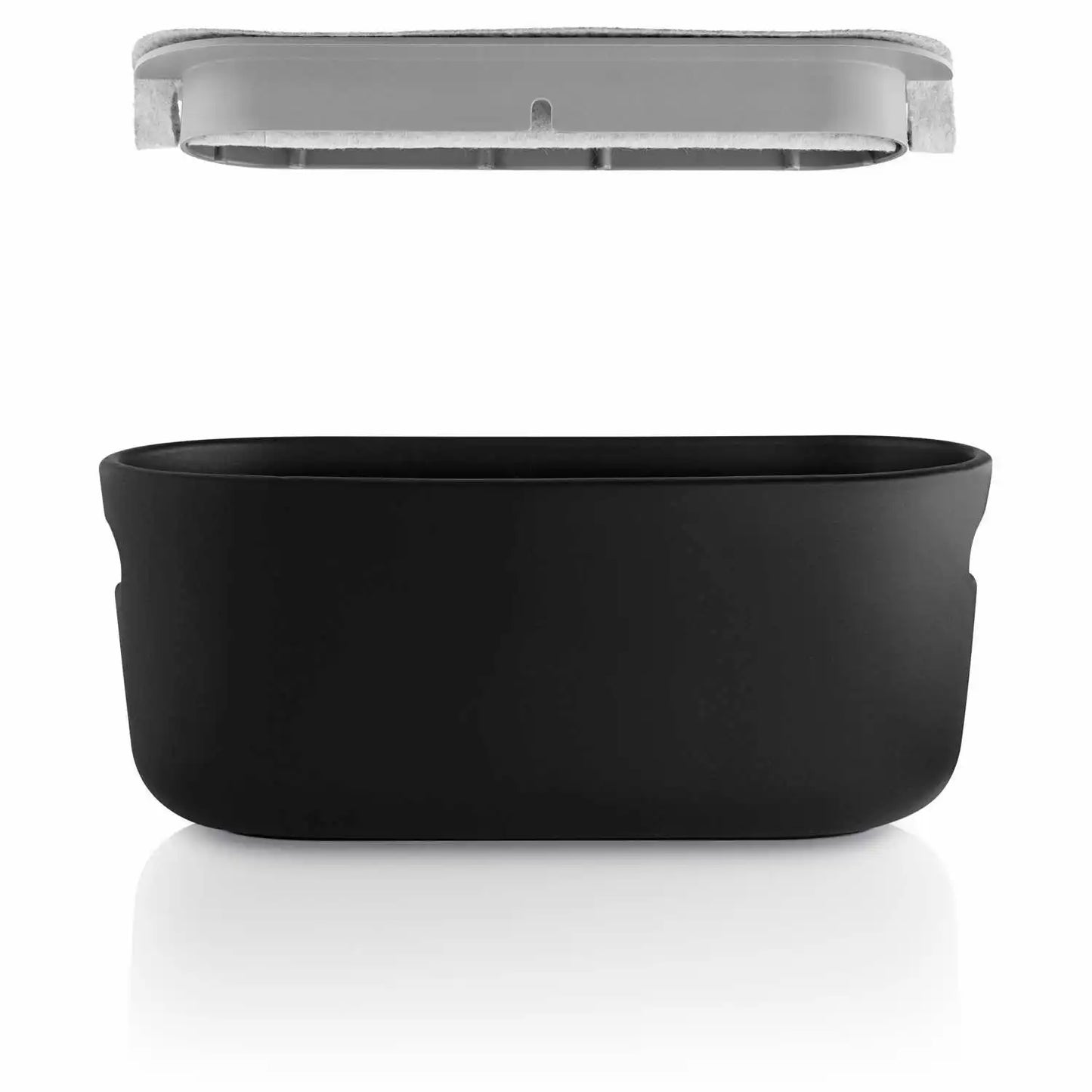 Self-watering herb organiser black