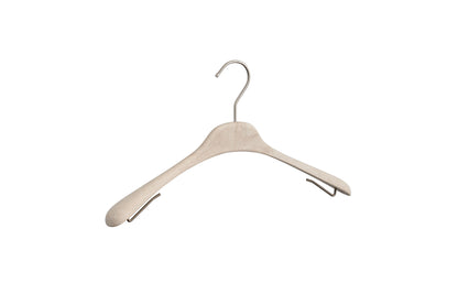 Hanger for shirts, blouses with hooks for shoulder straps