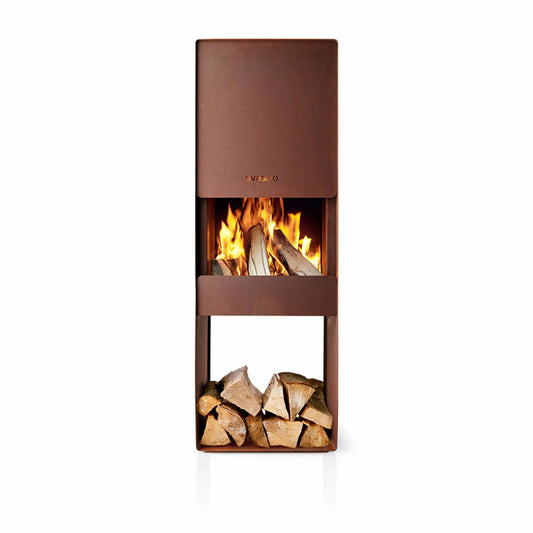 FireBox Garden Wood Burner Corten steel