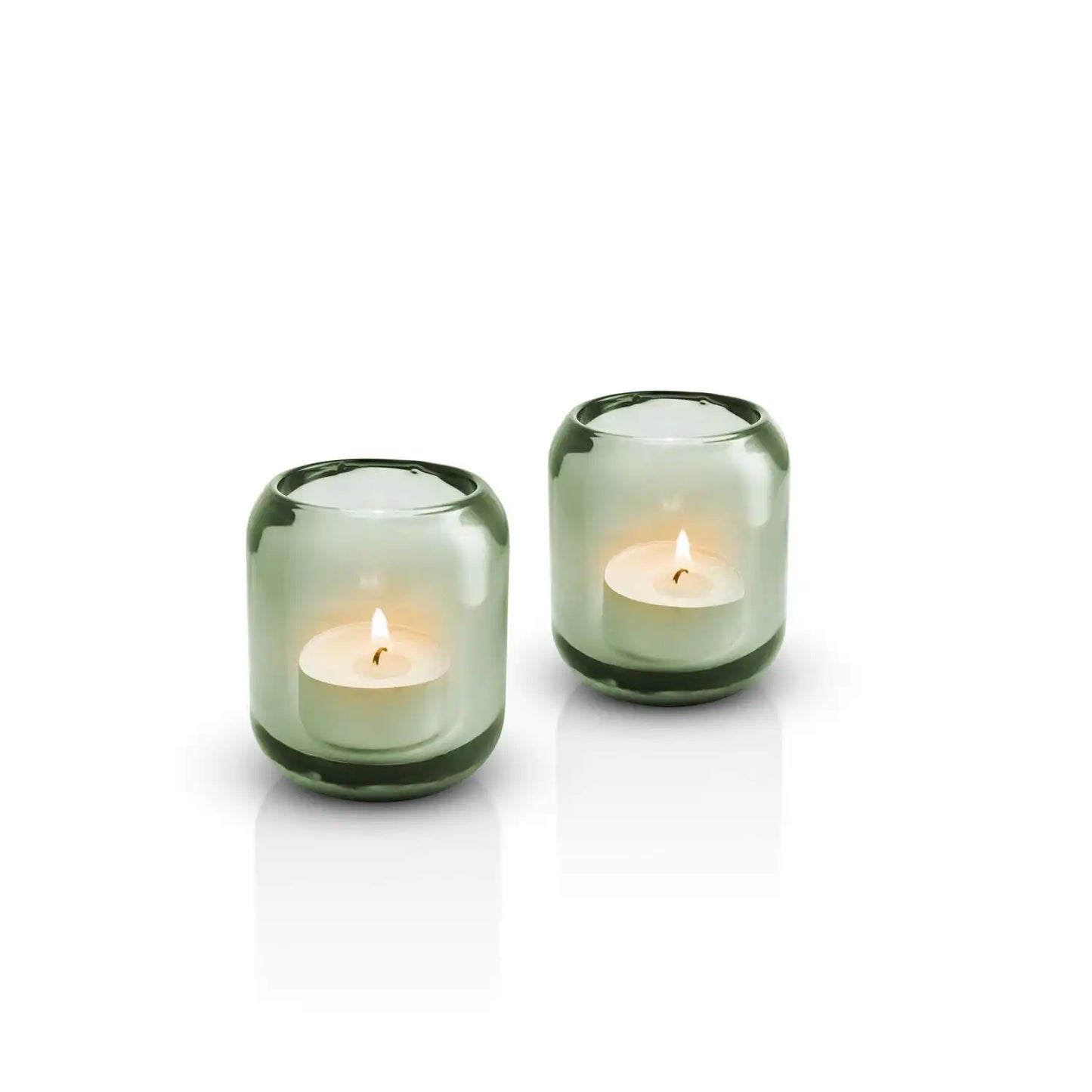Acorn tealight holder - 2 pcs - Leaf green