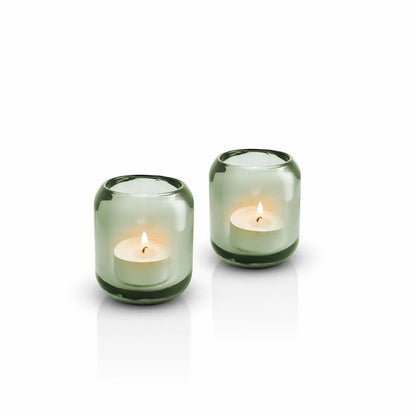 Acorn tealight holder - 2 pcs - Leaf green