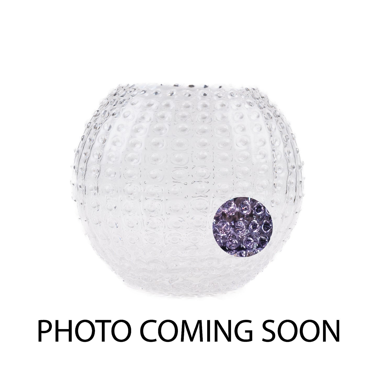 Hobnail Globe Vase 24 cm Indigo