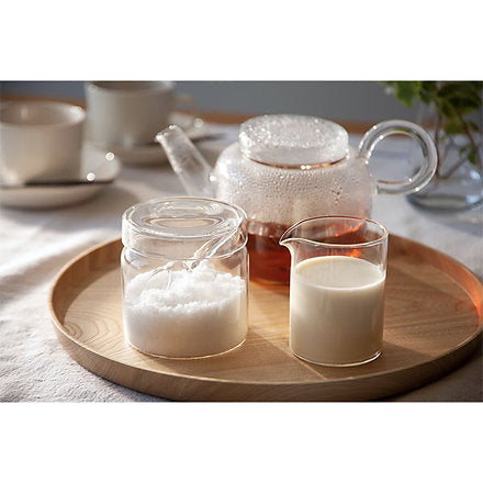 Piuma Sugarpot With Glass Spoon 10.1 Oz
