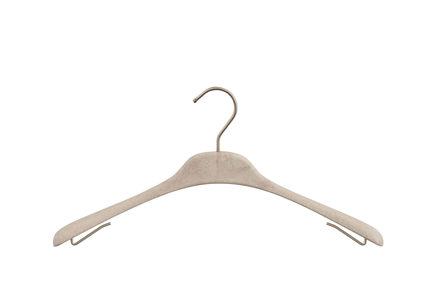 Hanger for shirts, blouses with hooks for shoulder straps
