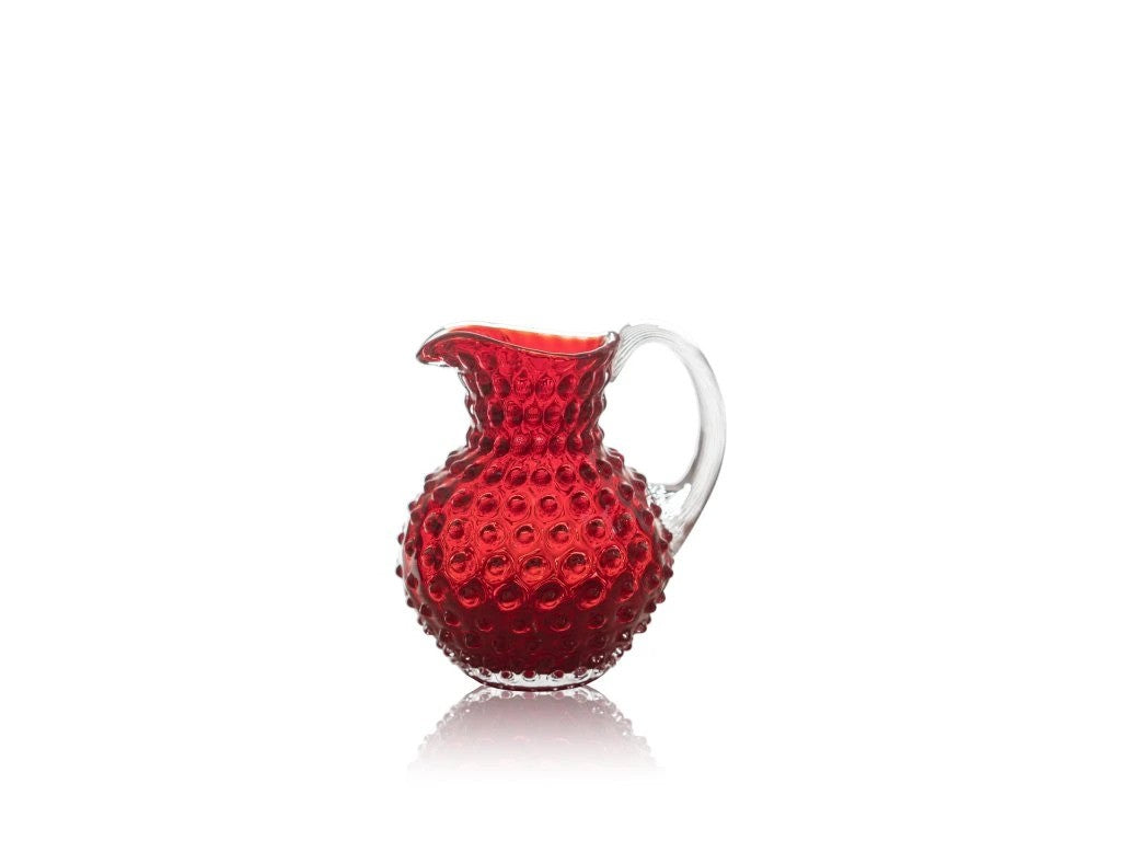 Underlay Garnet Hobnail Jug 1L