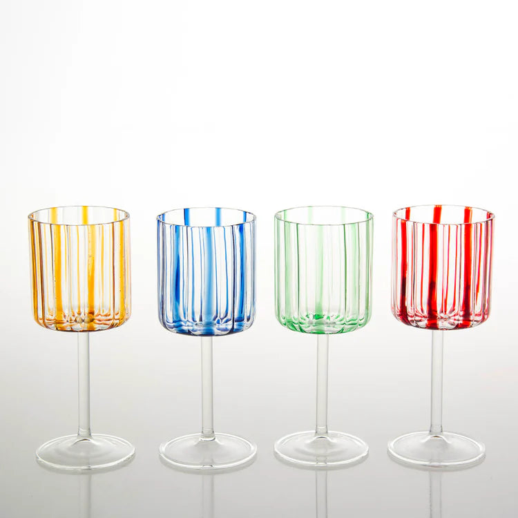 Amber Stripes Glass