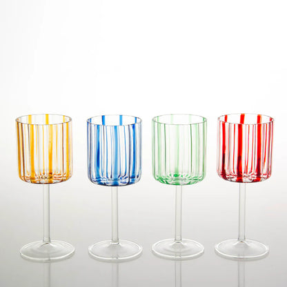 Amber Stripes Glass