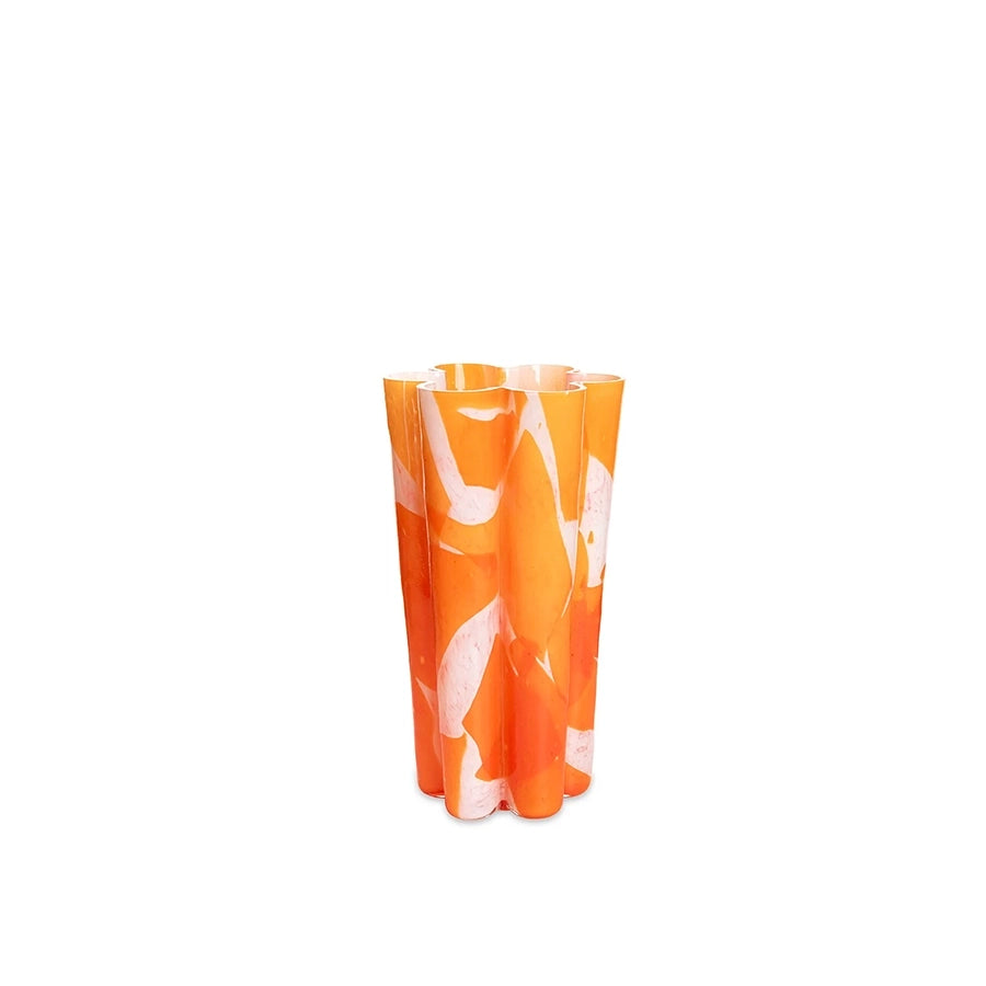 Orange Bucket Vase