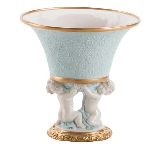 Damask Bowl with Amorini