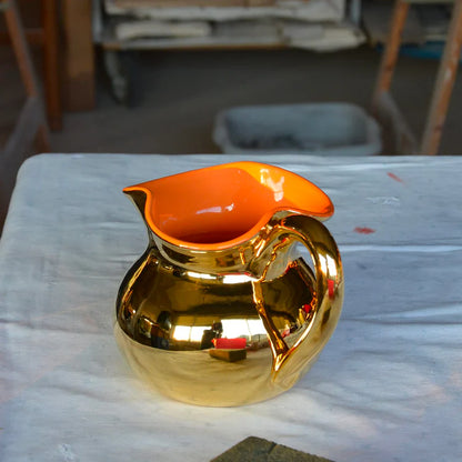 Torcello Gold & Orange Pitcher
