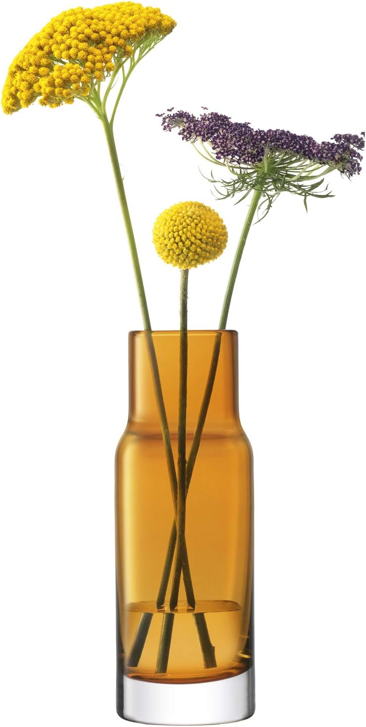 Utility Vase H19cm Amber