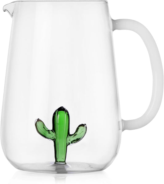 Jug - Cactus Green & White