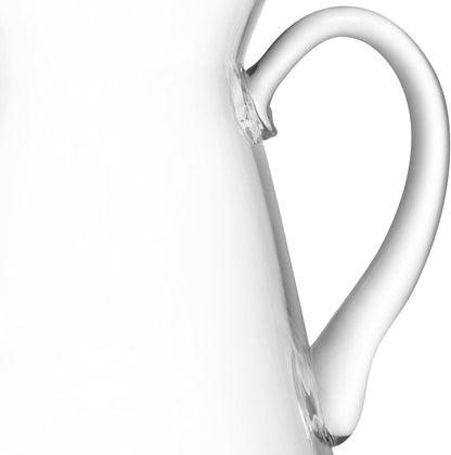 Flower Jug Vase H26cm Clear