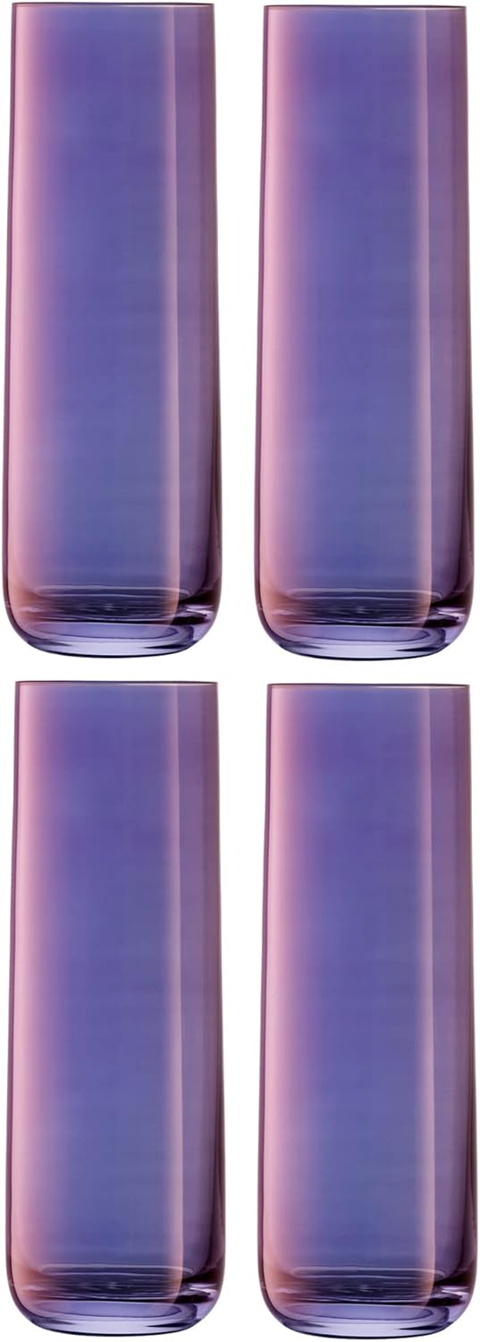 Aurora Highball 420ml Polar Violet x 4