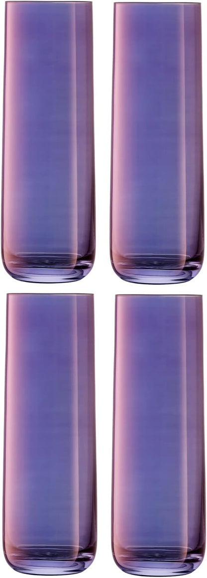 Aurora Highball 420ml Polar Violet x 4