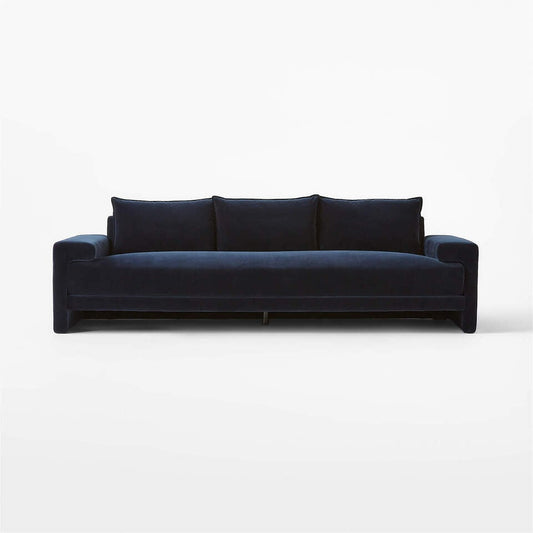 Camden Ink Blue Velvet Sofa