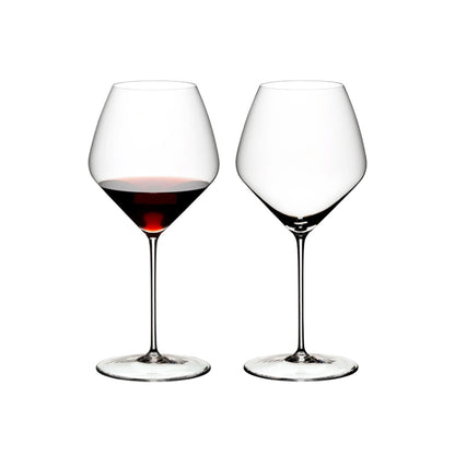 Diamond Glasses with Wide Bowl, Set of 2