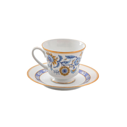 Noritake Tusker Blue Tea Service, Set of 27