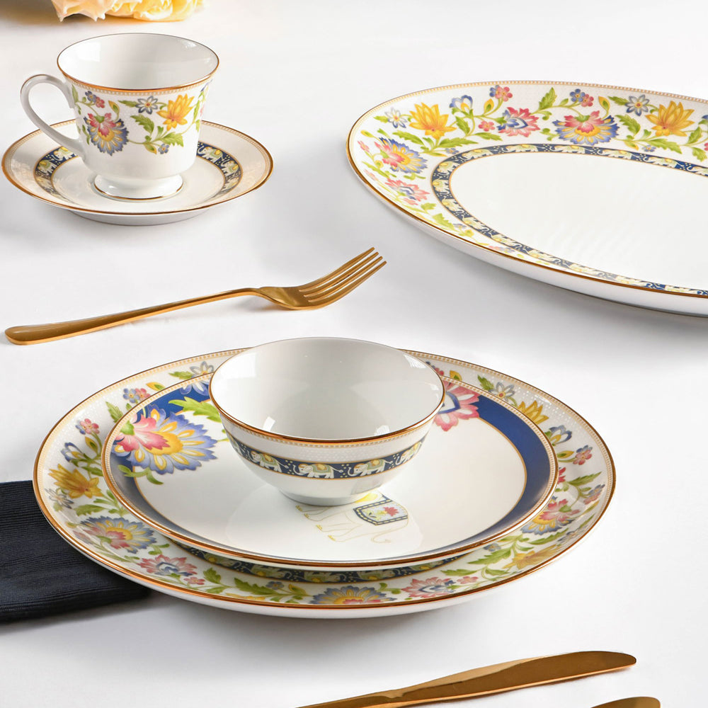 Noritake Tusker Garden Tea Service, Set of 27