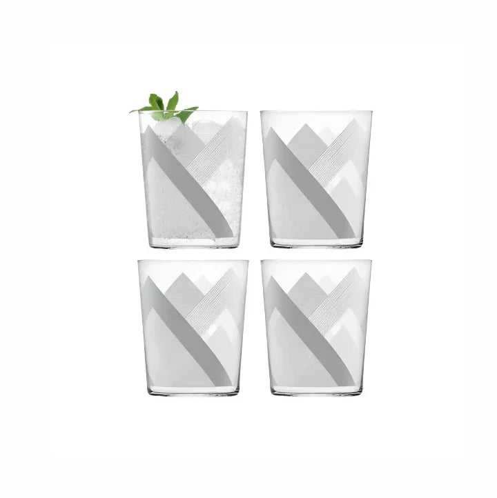 Peaks Tumbler 560ml Graphite x 4