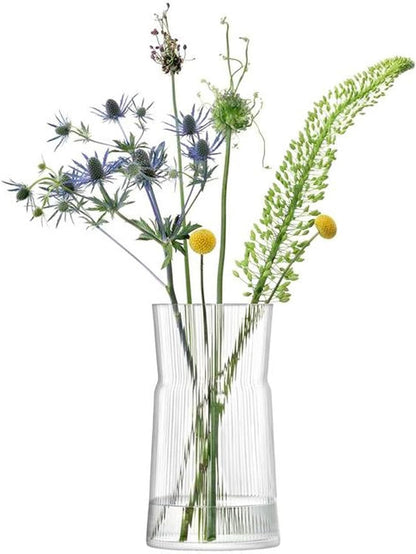 Gio line Lantern/Vase, 8.5, Clear