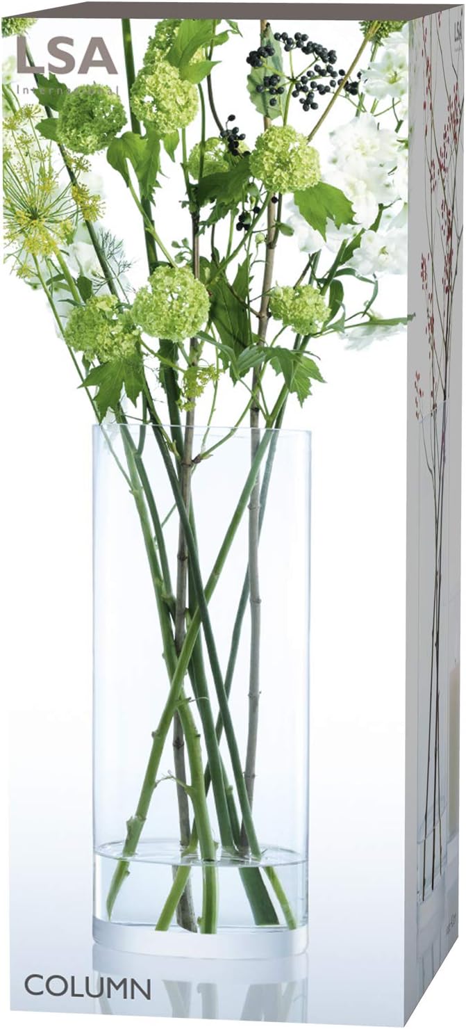 Column Vase  Clear