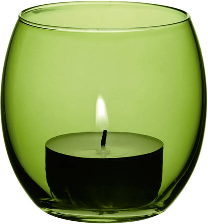 Coro Tealight Holder H6.5cm Leaf Assorted x 4