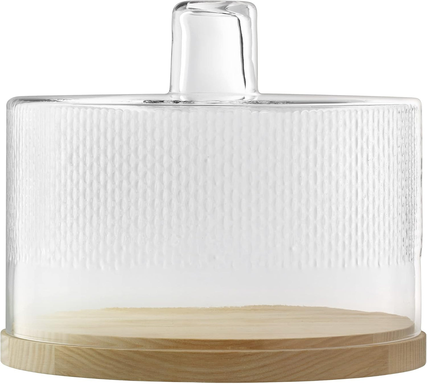 Wicker Dome & Ash Base Ø29cm/H24.5cm Clear