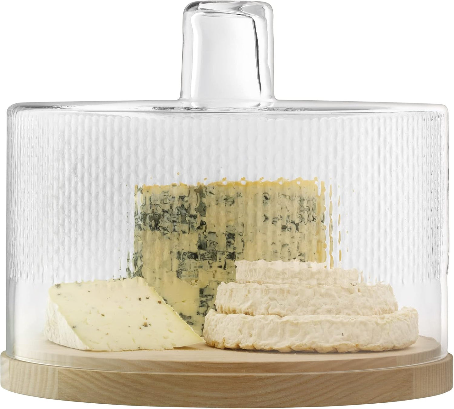 Wicker Dome & Ash Base Ø29cm/H24.5cm Clear