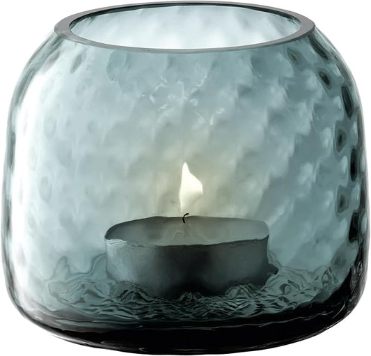 Dapple Tealight Holder Water Blue