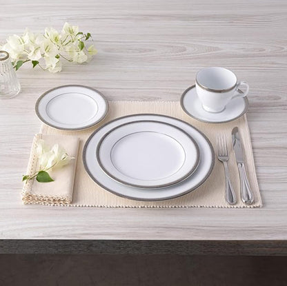 Noritake Charlotta Platinum Dinnerware, Set of 67