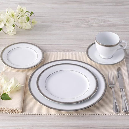 Noritake Charlotta Platinum Dinnerware, Set of 67
