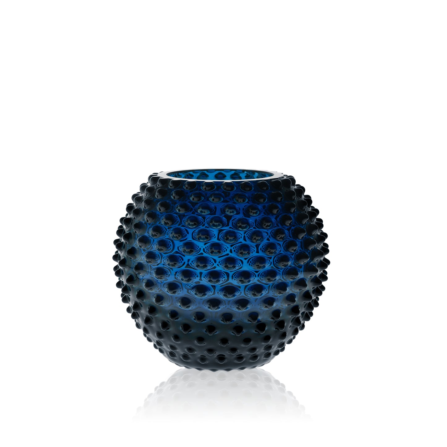 Royal Blue Hobnail Vase