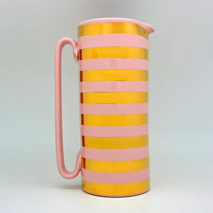 Serlio Gondoliere Gold & Pink Pitcher