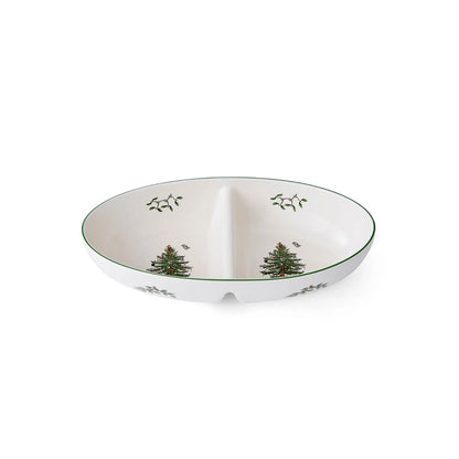 Spode Christmas Tree Divided Serving Plate