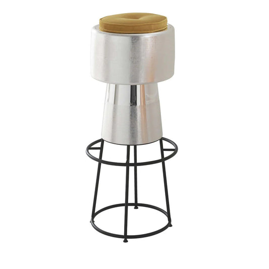 Tappo Silver Bar Stool by NOOII